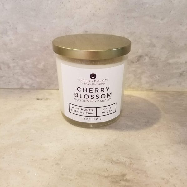 Cherry Blossom Scented Candle 9 oz