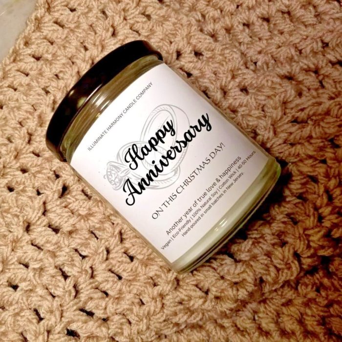 Anniversary Candle | Romance Candles | Anniversary On Christmas Day Gift |   Gift for Wife | Christmas Gift | Gift For Her | Holiday Gift - Image 2