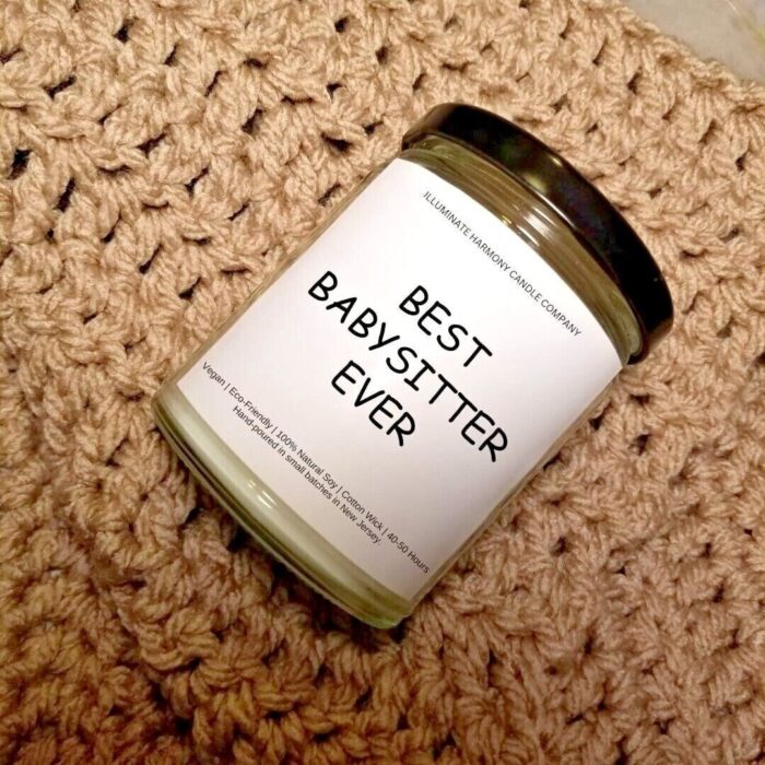 Best Babysitter Ever Candle Babysitter Gift Favorite Babysitter Candle Gift Outstanding Childcare Provider Gift Exceptional Nanny Candle - Image 2
