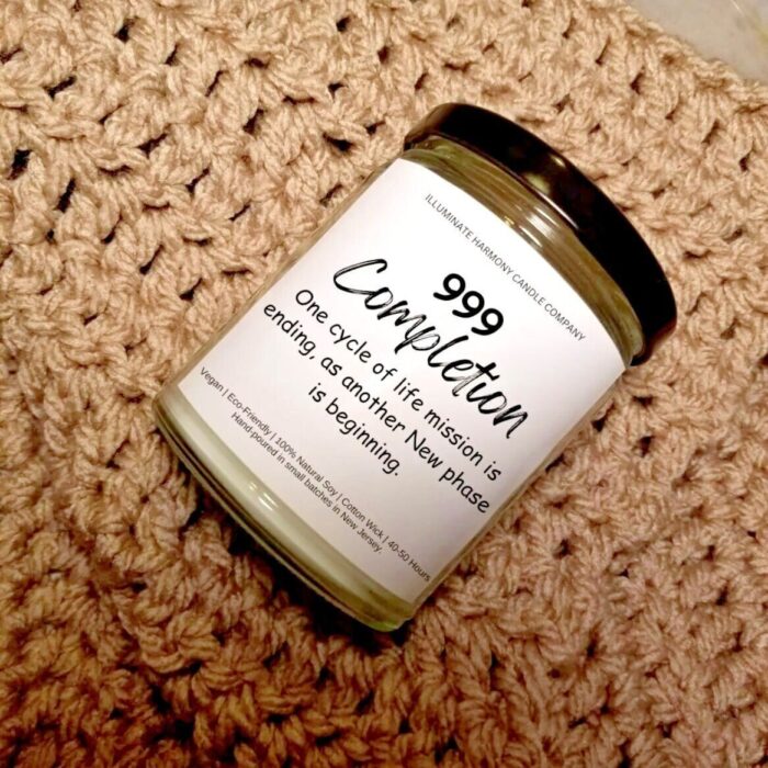 999 Angel Number Candle |Law of Attraction | Repeating Numbers Candle | Numerology Candle |Manifestation Candle | Mystical Candle |Spiritual - Image 2
