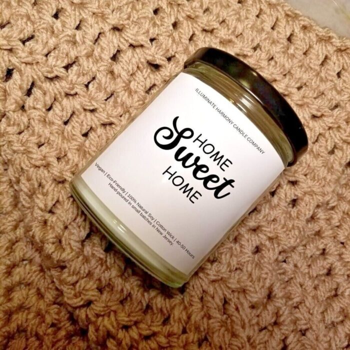 Home Sweet Home Candle | Holiday Gift | New Home Candle | New Home Gift | First Time Homeowner Gift | Moving Away Gift | Housewarming Gift - Image 2