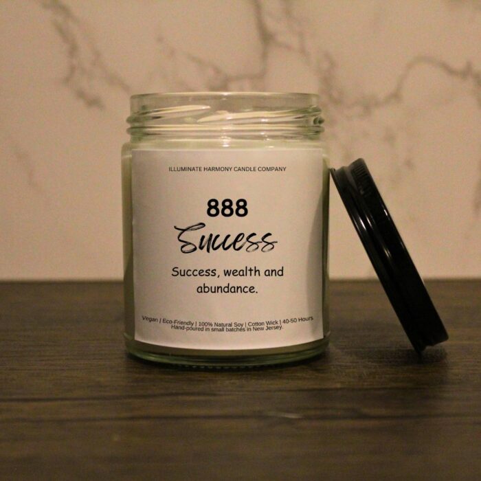 888 Angel Number Candle |Law of Attraction | Repeating Numbers Candle | Numerology Candle |Manifestation Candle | Mystical Candle |Spiritual - Image 3