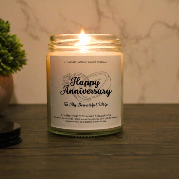 Anniversary Candle | Romance Candles | Anniversary Gift | Gift for Wife | Christmas Gift | Gift For Her | Holiday Gift | Wife Gifts