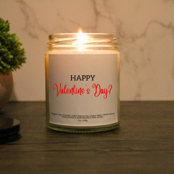 Happy Valentine's Day Candle| Valentine's Day Candle | Romantic Candle | Gift For Her| Funny Candle| Happy Valentine's Day