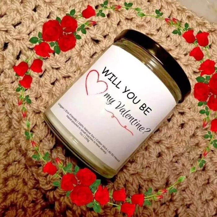 Will You Be My Valentine's Candle| Romantic Candle Gift | Love Gift | Gift For Her | Valentine's Candle | Romantic Gift | Love Candle - Image 3