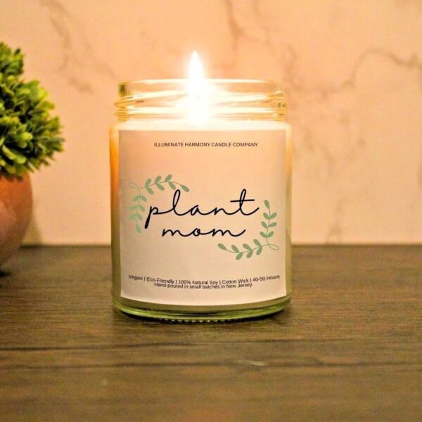 Plant Mom Candle | Cool Gift For Plant Lovers | Plant Lover Gift | Gardener Gift Idea | Great Presents For Gardeners | Gardeners Gift Basket