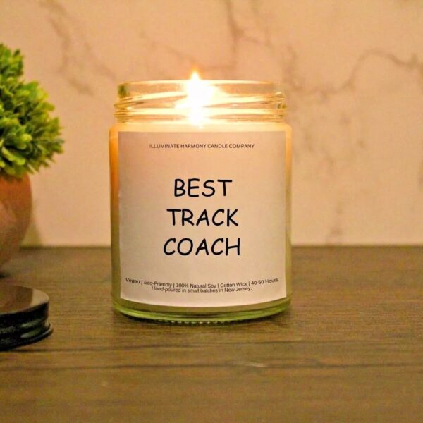 Best Track Coach Candle | Track Instructor Gift Ideas | Track Teacher Gift Ideas | Track Coach Gift Item | Track Coach Gift Box Ideas