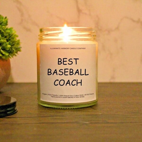 Best Baseball Coach Candle |Baseball Coach Gift Ideas |Best Baseball Coach Gift |Cool Baseball Coach Gift |Little League Baseball Coach Gift