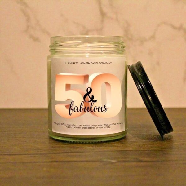 Fabulous And 50 Candle | 50th Birthday Gift Ideas | 50th Birthday Celebration Gift |50th Birthday Gift For Men |50th Birthday Gift For Women