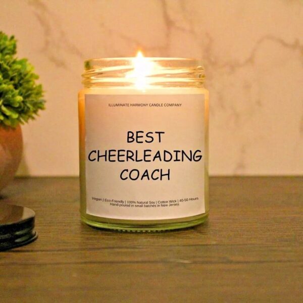 Best Cheerleading Coach Candle | Best Cheerleading Coach Present Ideas | Cheerleading Coach Birthday Gift Idea | Cheerleading Coach Gift