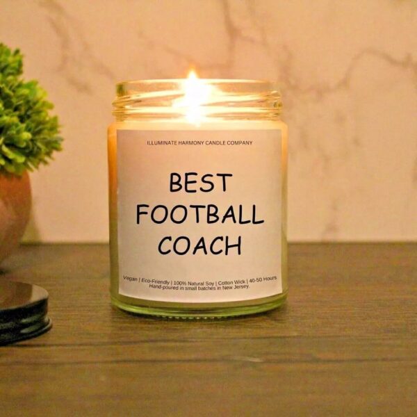 Best Football Coach Candle | Football Coach Gift idea | Present For A Football