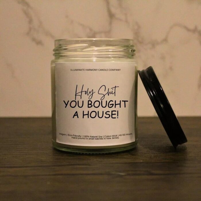 Holy Sh*t You Bought A House Candle | New Home Owner Gift | First Time Home Present | New Home Gift Ideas | Presents For New House Owners - Image 3