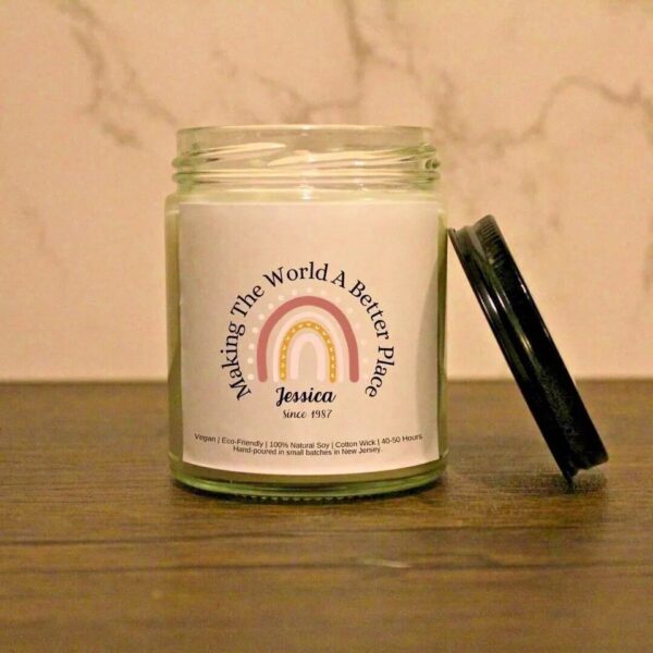 Making The World A Better Place Since Candle |Personalized Custom Birthday Candle |Birthday Gift For Him |Personalized Birthday Gift For Her