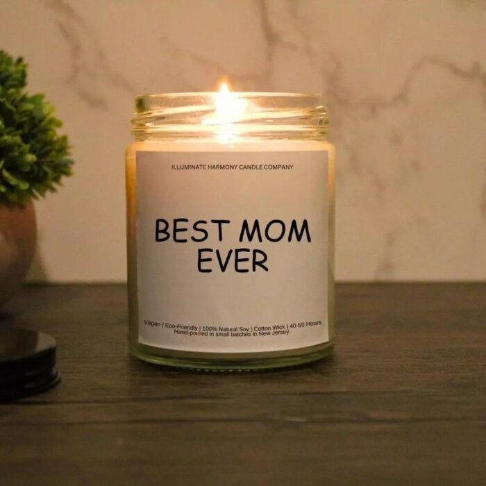 Best Mom Ever Candle | Mom Candles | Personalized Candle Gift | Birthday Gift | Funny Gift | Mom Gift | Gift For Her | Mother's Day Gift - Image 2