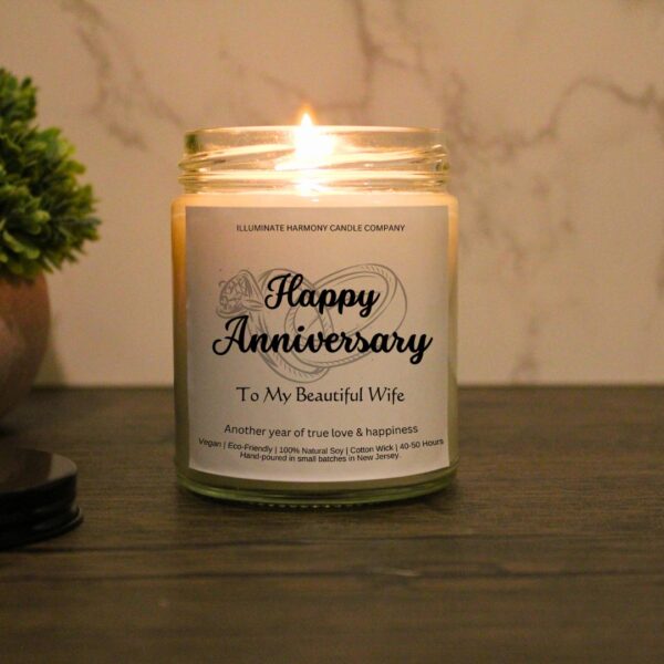 Anniversary Candle | Romance Candles | Anniversary Gift | Gift for Wife | Christmas Gift | Gift For Her | Holiday Gift | Wife Gifts