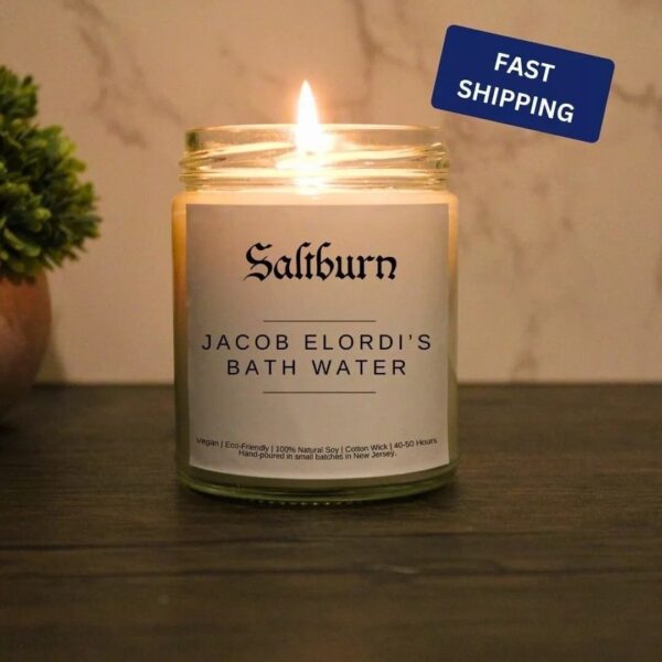 Jacob Elordi's Bath Water Candle, Funny Gag Gift For Bestie, Saltburn Merch, Best Friend Birthday Gift, Viral Celebrity Humor Candle For Her