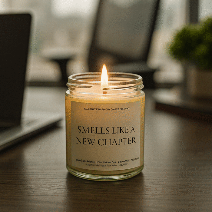 Funny Retirement Gift for Teacher, Coworker Leaving Gift, New Chapter Candle, Happy Retirement Gift for Mom, Dad, Nurse, Unique Soy Candle - Image 4