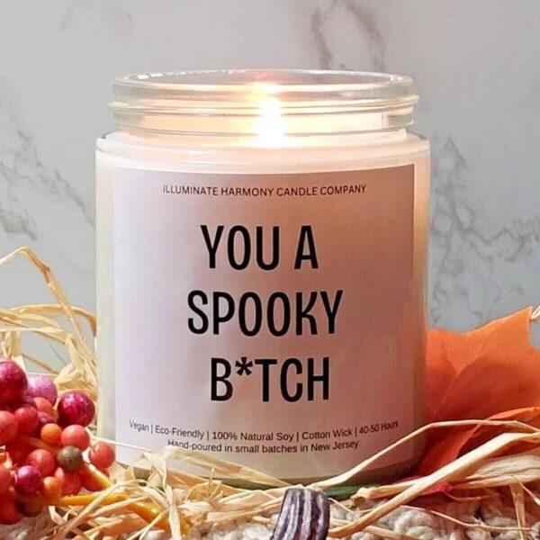 Spooky Halloween Candle Funny Halloween Party Gift Present For Halloween Party | Halloween Birthday Gift | Halloween Birthday Present