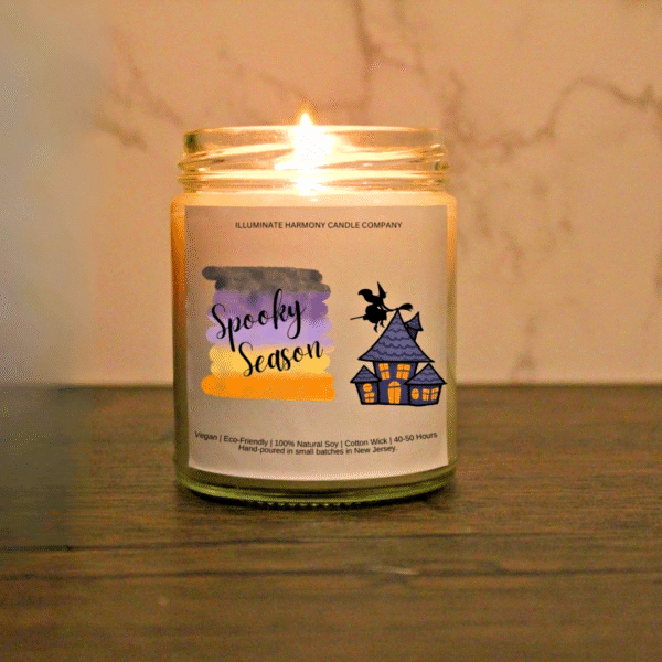 Halloween Spooky Season Candle Funny Gift | Scented Fall Decor | Witchy Gothic