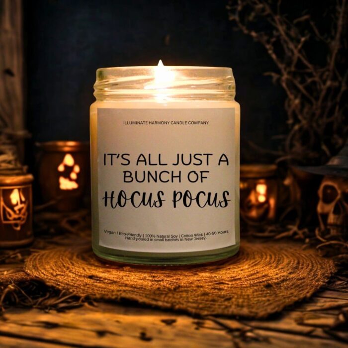 Hocus Pocus Candle – Witchy Halloween Decor, Spooky Season Gift, Fall Vibes - Image 2