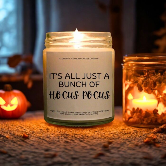 Hocus Pocus Candle – Witchy Halloween Decor, Spooky Season Gift, Fall Vibes - Image 3