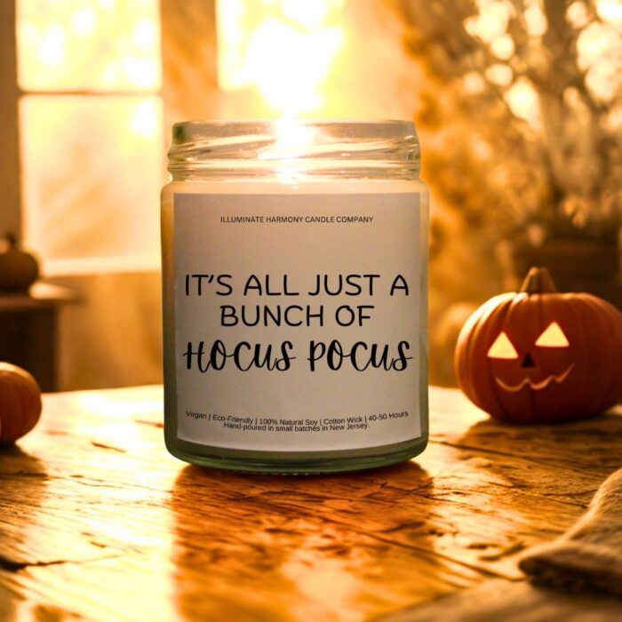 Hocus Pocus Candle – Witchy Halloween Decor, Spooky Season Gift, Fall Vibes - Image 4