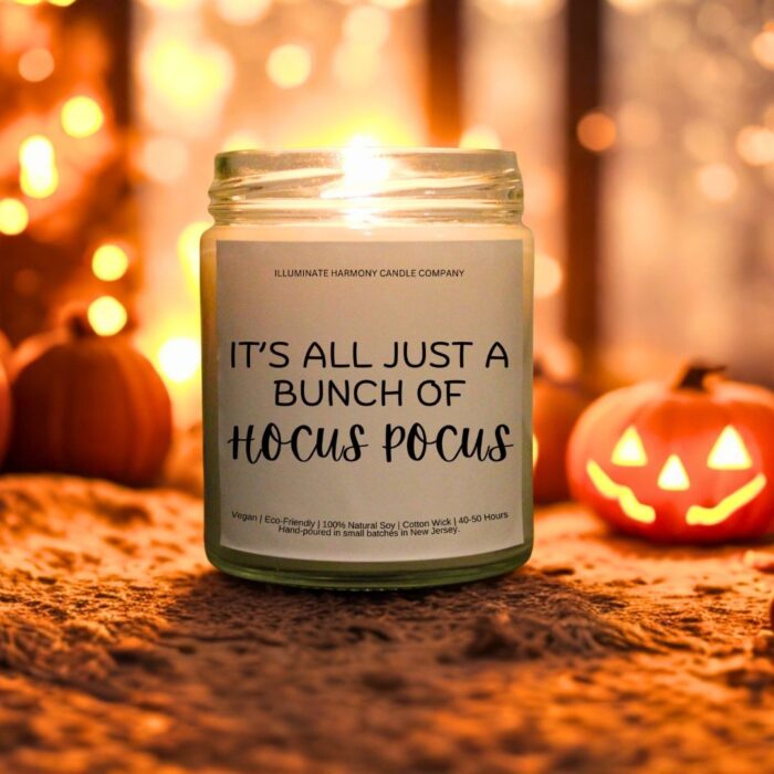 Hocus Pocus Candle – Witchy Halloween Decor, Spooky Season Gift, Fall Vibes - Image 5