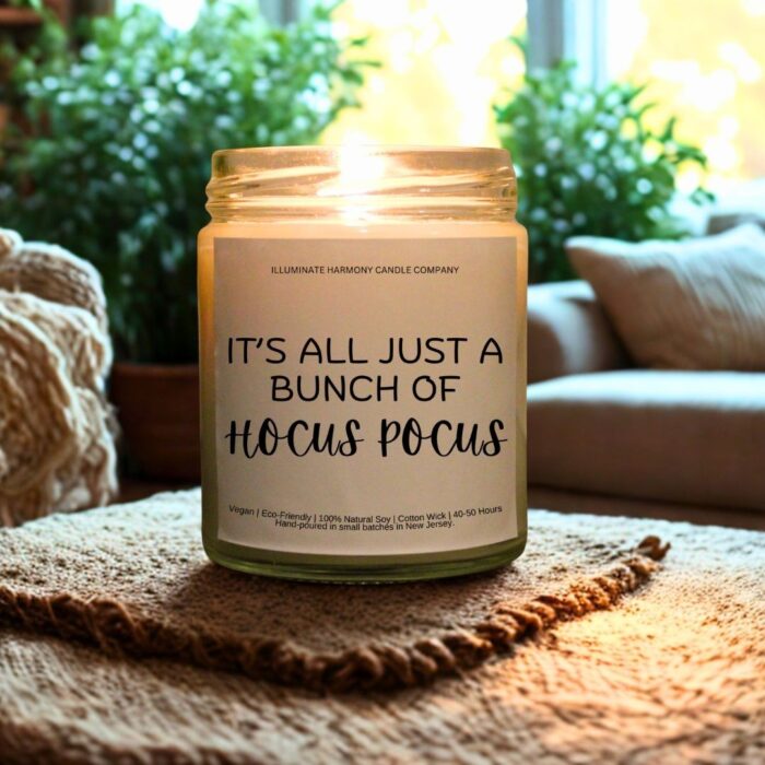 Hocus Pocus Candle – Witchy Halloween Decor, Spooky Season Gift, Fall Vibes - Image 6