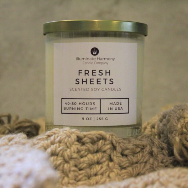 Fresh Sheets Scented Soy Candle 9 oz