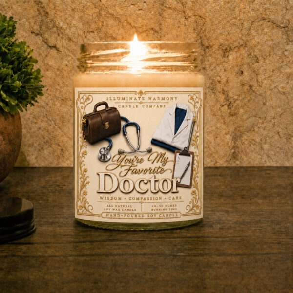 You're My Favorite Doctor Candle | Funny Candle | Physician Gift | Doctor