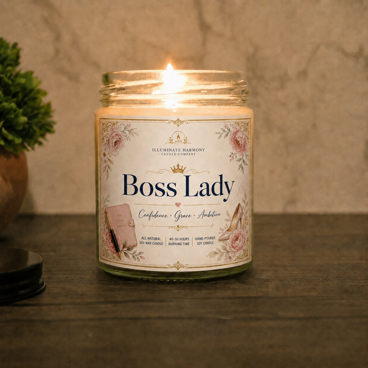 Boss Lady Candle | Funny Co-Worker Candles | Personalized Female Leader Candle