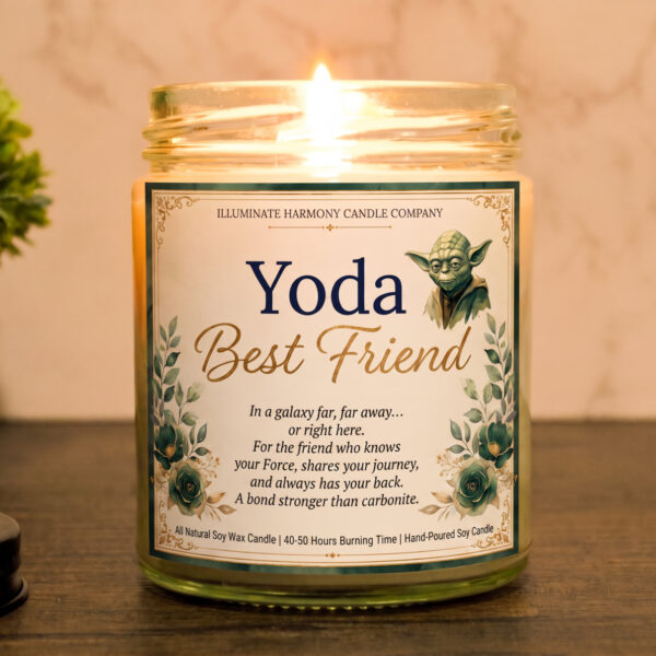 Y*da Best Friend Candle | Best Friend Birthday Present | Best Friend Birthday