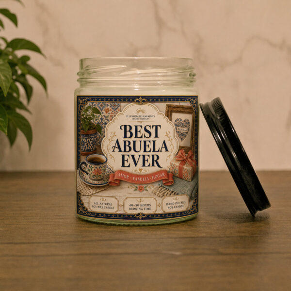 Best Abuela Ever Candle | Abuela Gift | Gift For Grandmother | Mother's Day