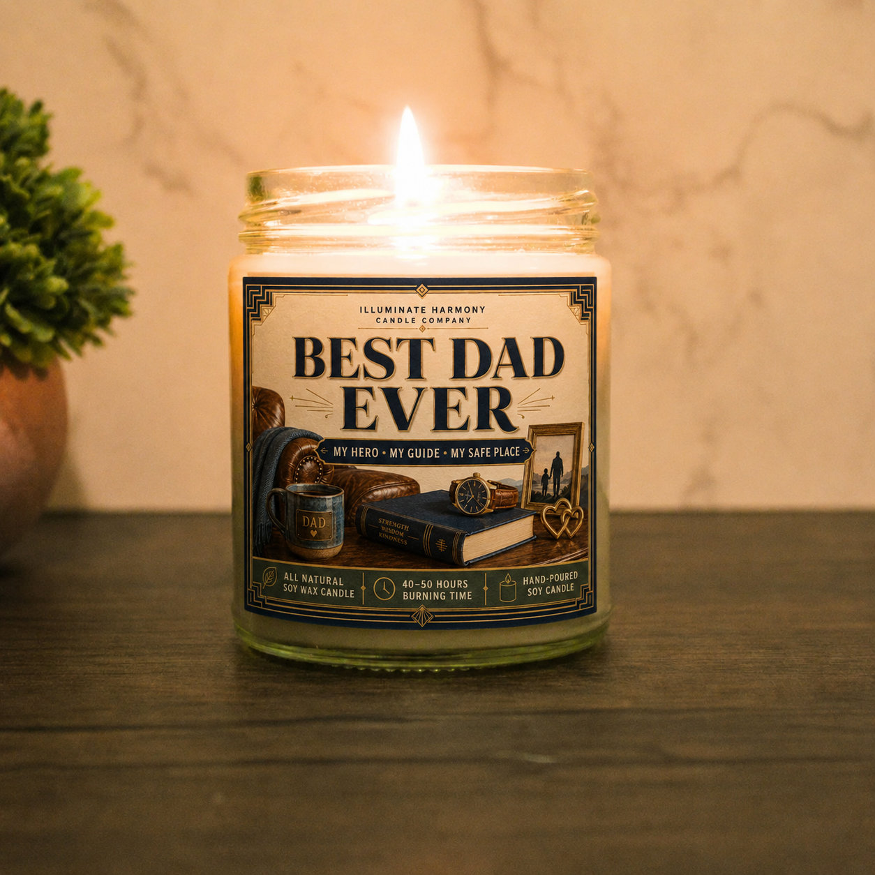 Best Dad Ever Candle | Best Dad Ever Gift Ideas | Best Dad Ever Award | Dad