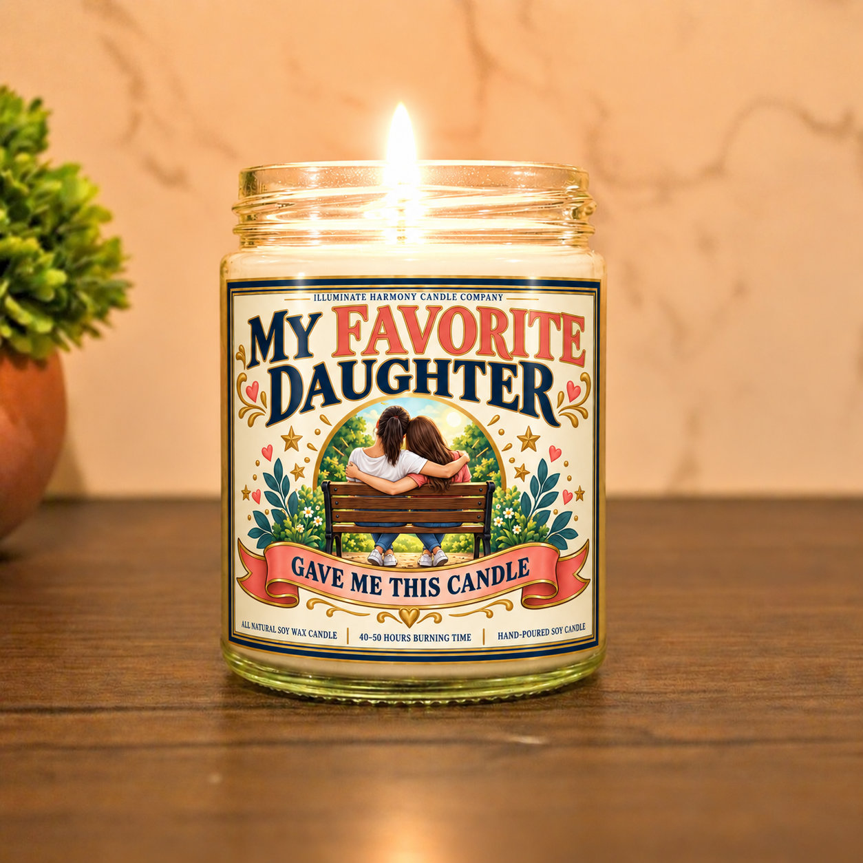My Favorite Daughter Gave Me This Candle | Funny Candles | Personalized Candle