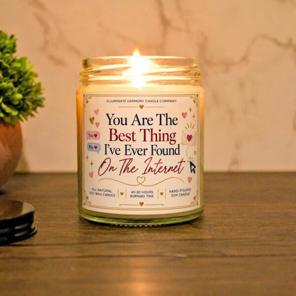 You Are The Best Thing I’ve Ever Found On The Internet Candle | Gift For Him |