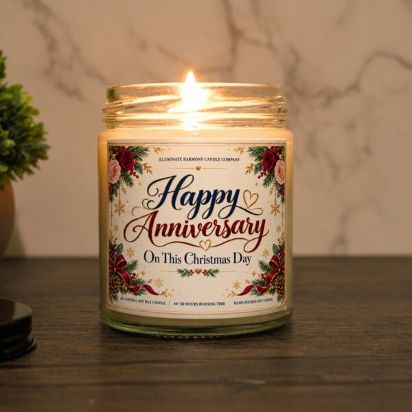 Anniversary Candle | Romance Candles | Anniversary On Christmas Day Gift |
