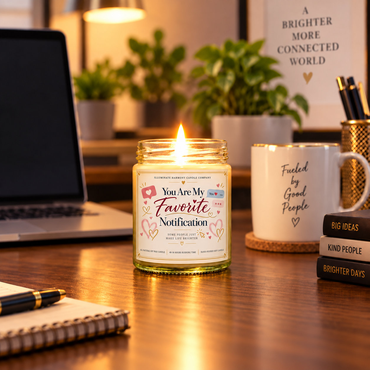You Are My Favorite Notification Candle | Funny Birthday Candle Gift | Candle - Image 2