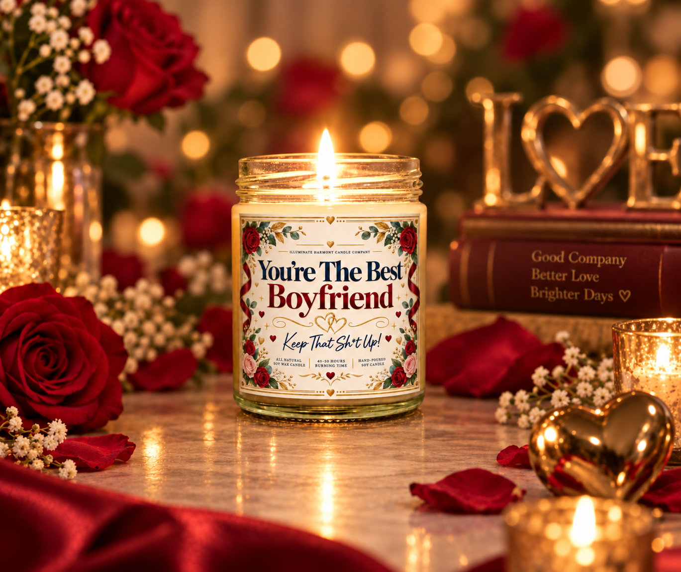 Your The Best Boyfriend Keep That Sh*t Up Candle | Funny Gift | Gift For Him | - Image 2