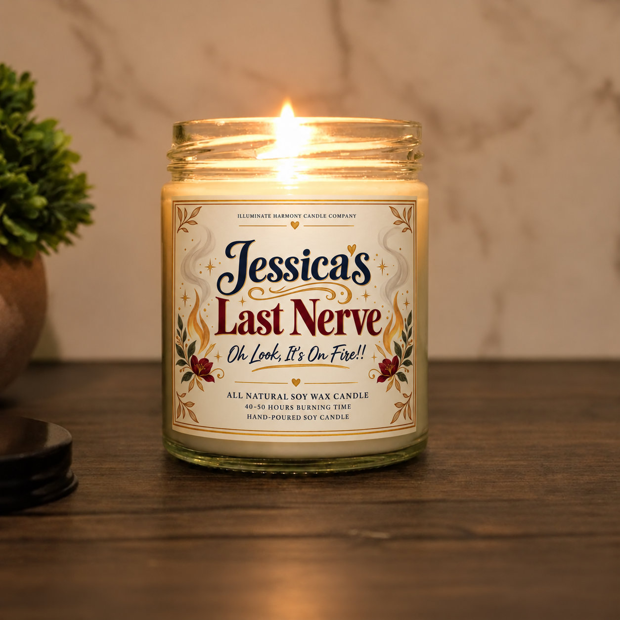 Jessica’s Last Nerve Candle | Funny Candles | Personalized Candle Gift | Last