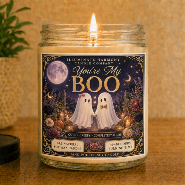 You're My Boo Candle | Funny Halloween Gift | Halloween Party Present | Funny