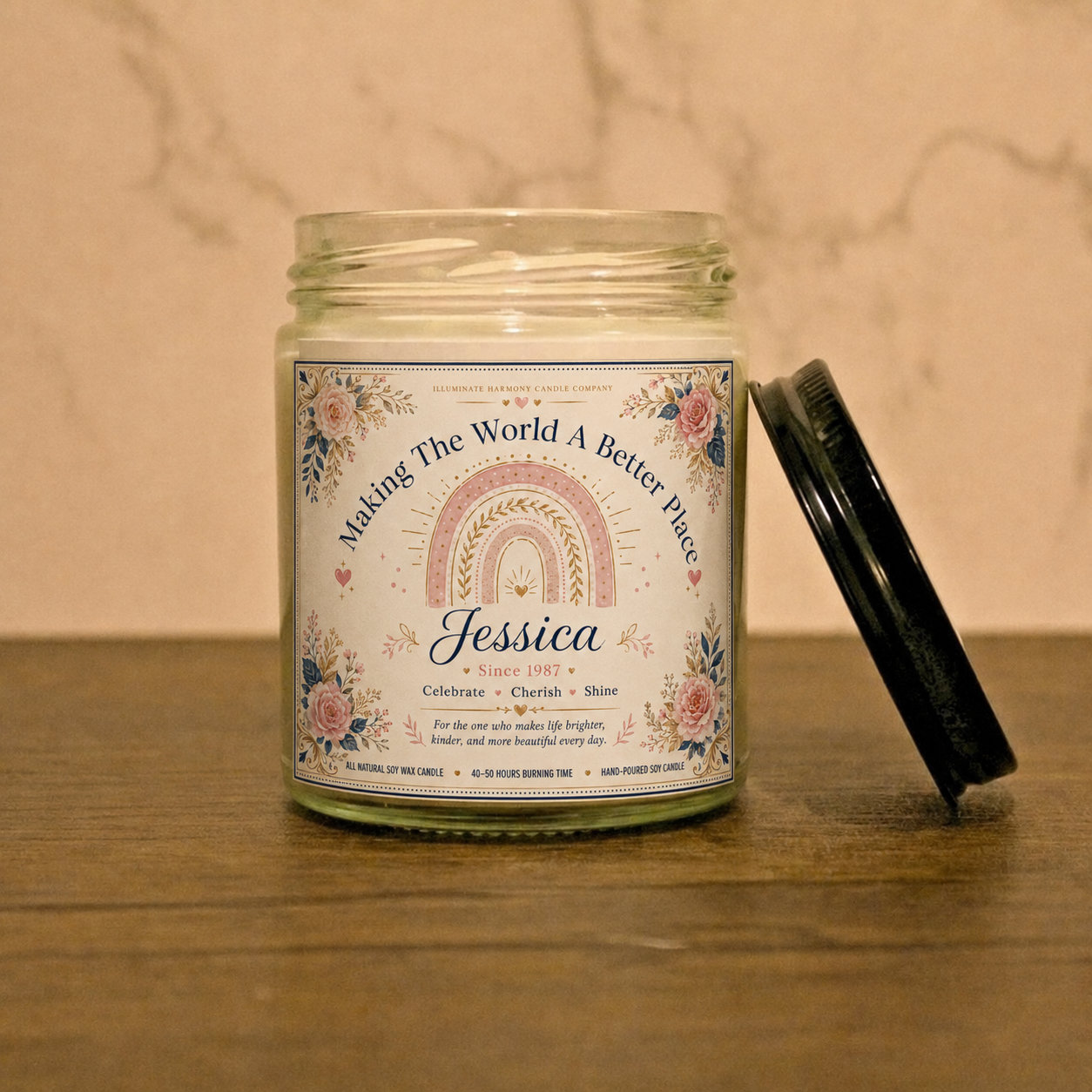 Making The World A Better Place Since Candle |Personalized Custom Birthday