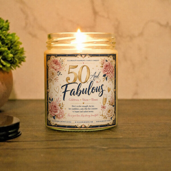 Fabulous And 50 Candle | 50th Birthday Gift Ideas | 50th Birthday Celebration