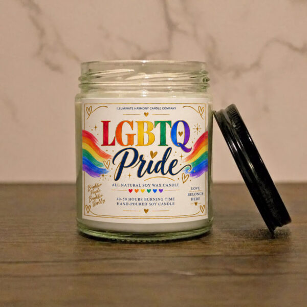 LGBTQ Pride Candle Pride Candle Gift Lesbian Gay Bi Trans Queer Pride Gift |