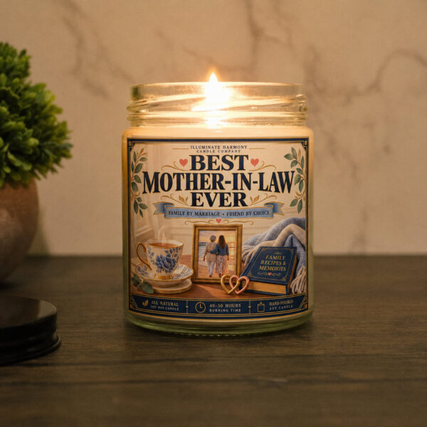 Best Mother in Law Ever Candle | Mother In Law Candle | Mother In Law Gift |