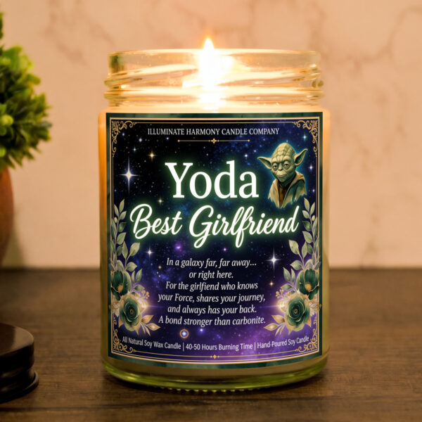 Y*da Best Girlfriend Candle | Girlfriend Birthday Present | Girlfriend Birthday