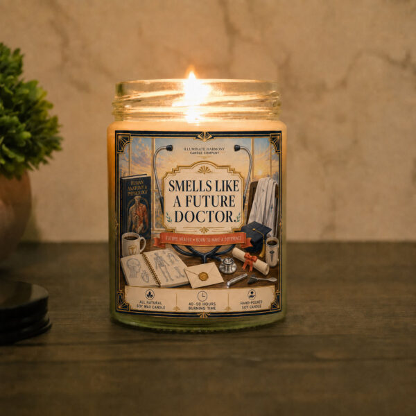 Smells Like A Future Doctor Candle | Funny Candles | Future Doctor Candle Gift