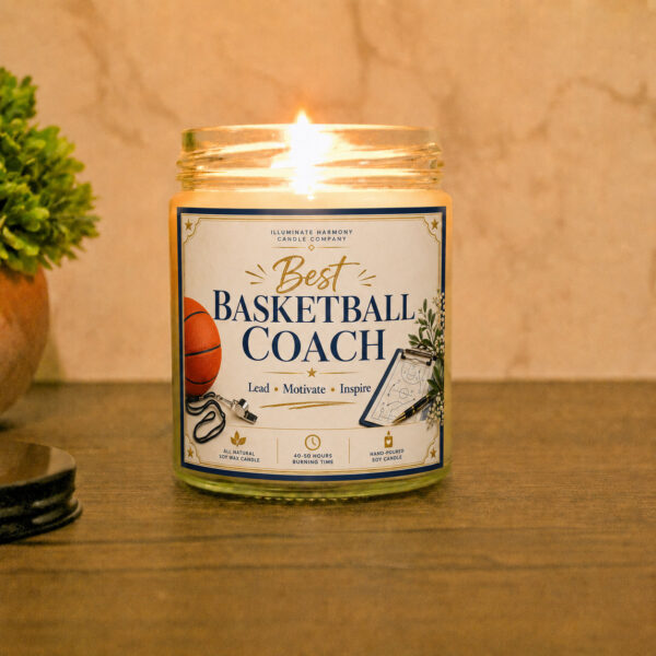 Best Basketball Coach Candle | Basketball Coach Gift Idea |Basketball Coach