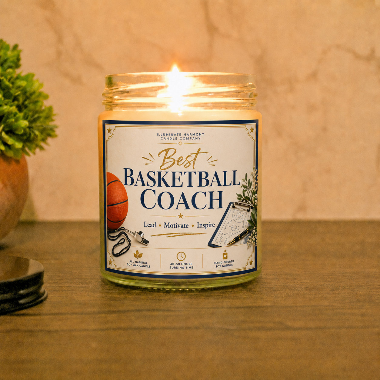 Best Basketball Coach Candle | Basketball Coach Gift Idea |Basketball Coach