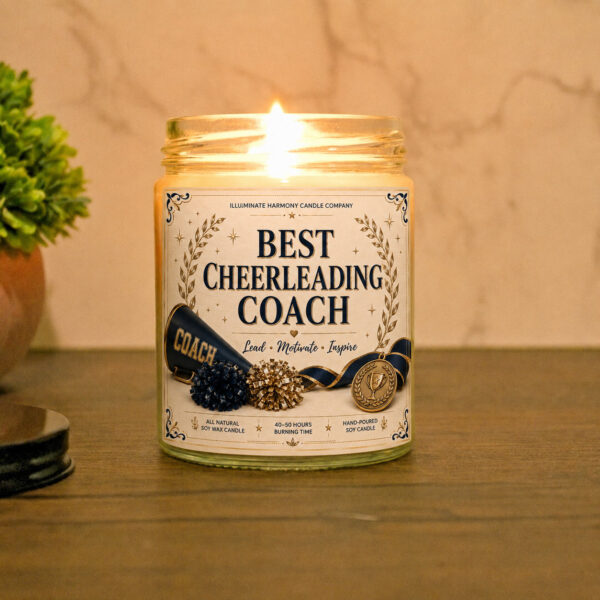 Best Cheerleading Coach Candle | Best Cheerleading Coach Present Ideas |